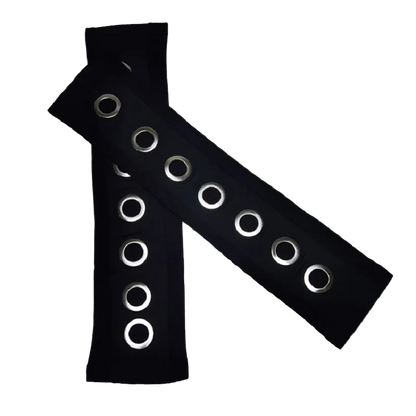 Black Arm Wamers with Metal Eyeletz