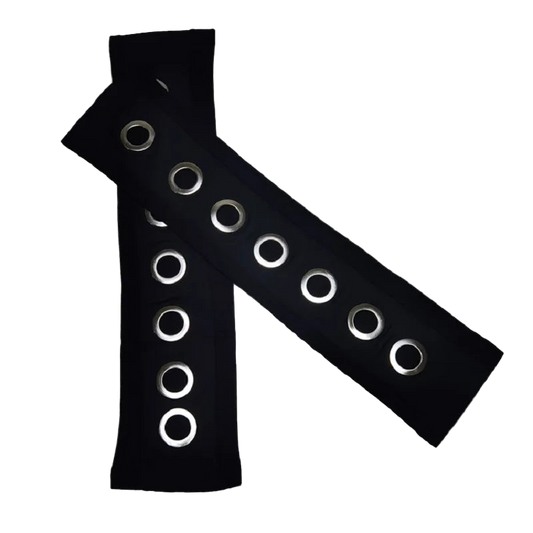 Black Arm Wamers with Metal Eyeletz