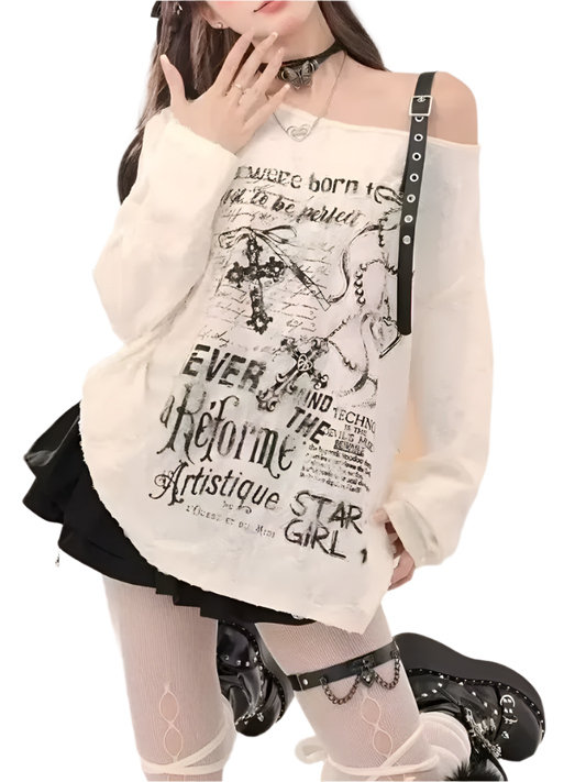 Long Sleeve Y2K Top