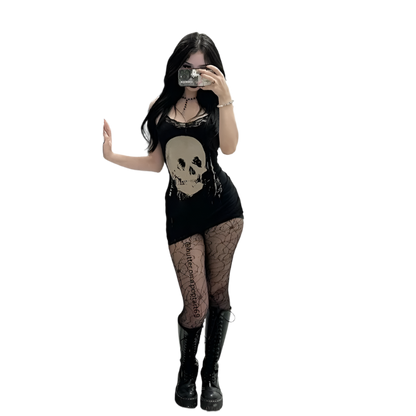 Skull Mini Dress