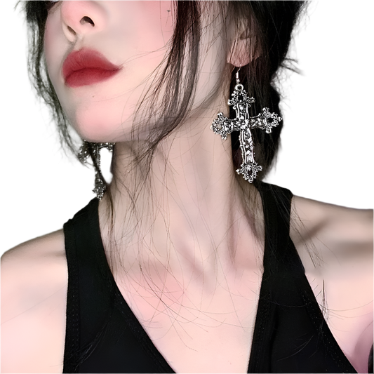 Large Cross Earringz