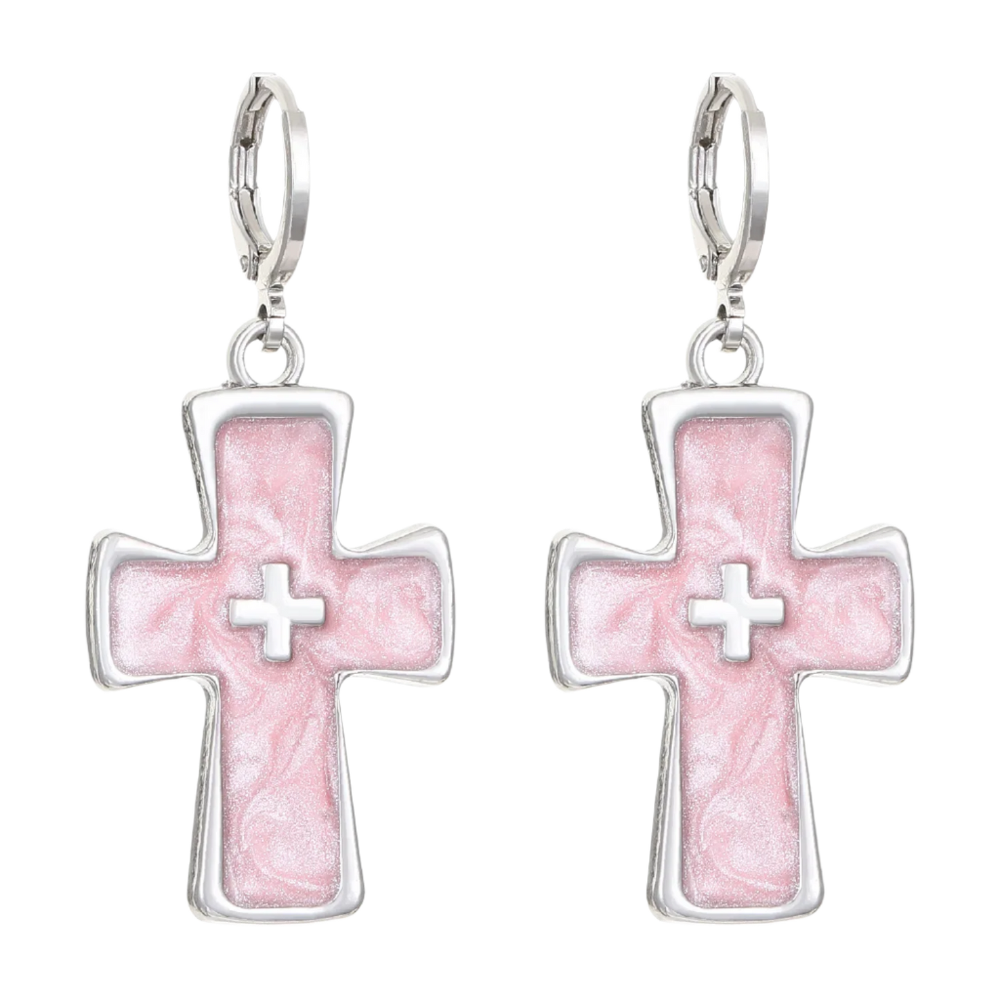 Pink & Black Earringz