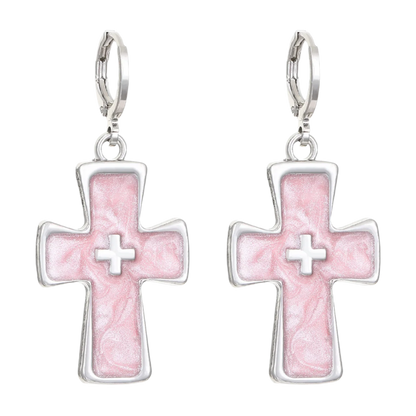 Pink & Black Earringz