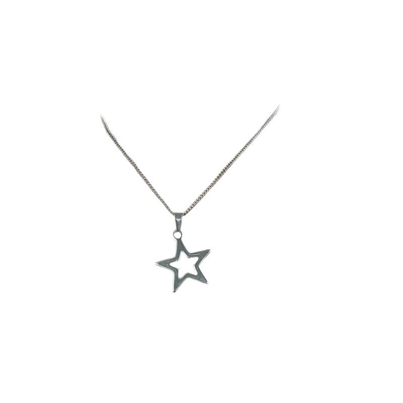Silver Star Necklace