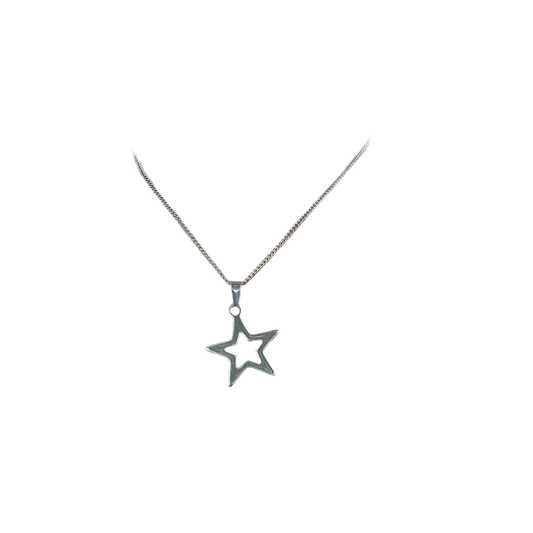 Silver Star Necklace