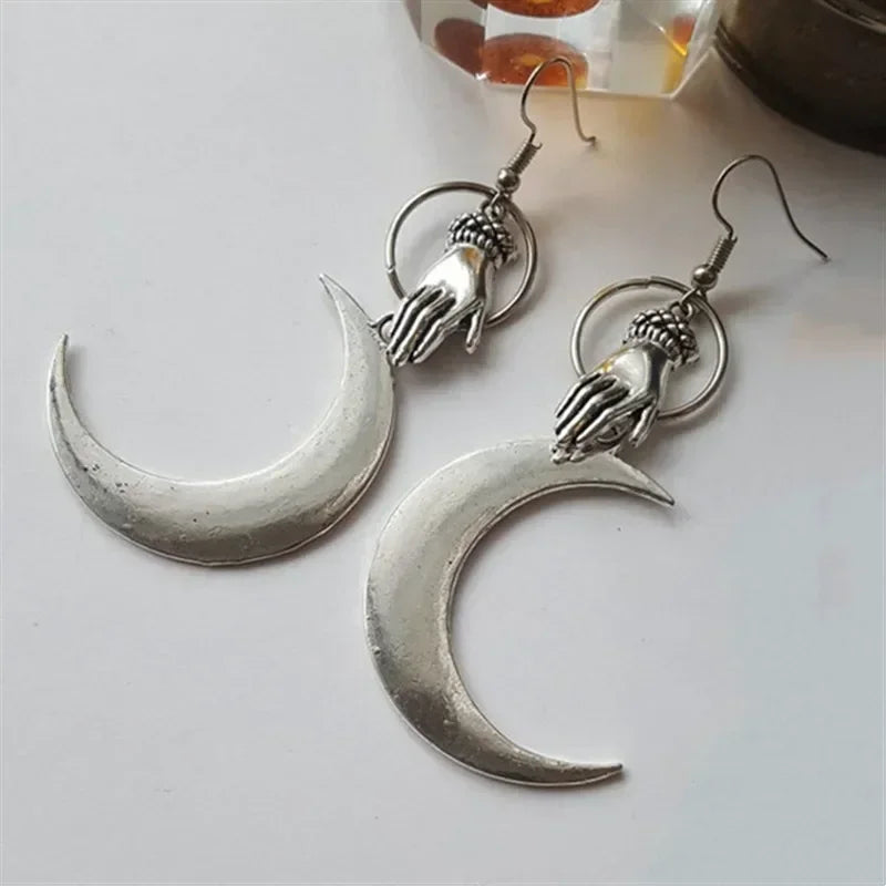 Drop Earringz with Bow Pendant and Heart