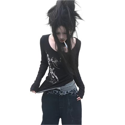 Cyber Button Up T-shirt