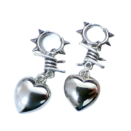 Thorned Heart Earringz