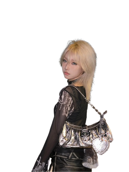 Mesh Top with Crossez
