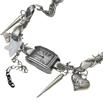Watch Choker with Pendantz
