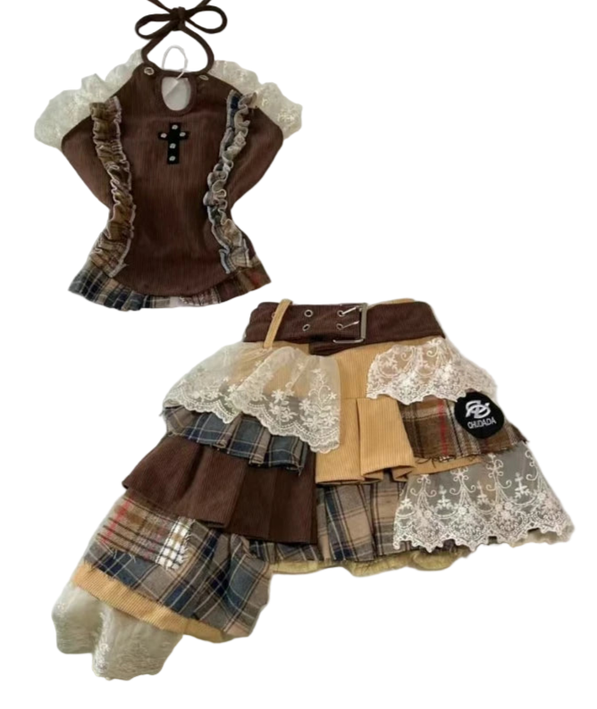 2 Piece Set Skirt and Top