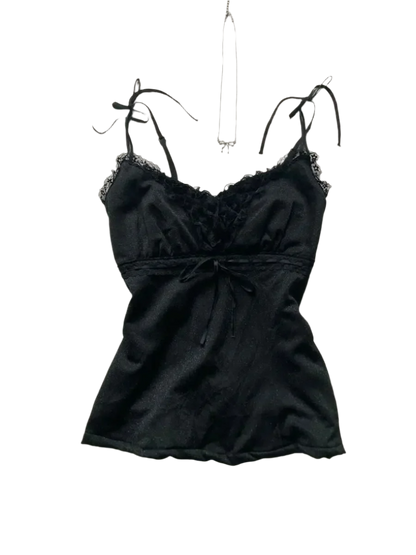 Striped Mini Skirt With Bowz