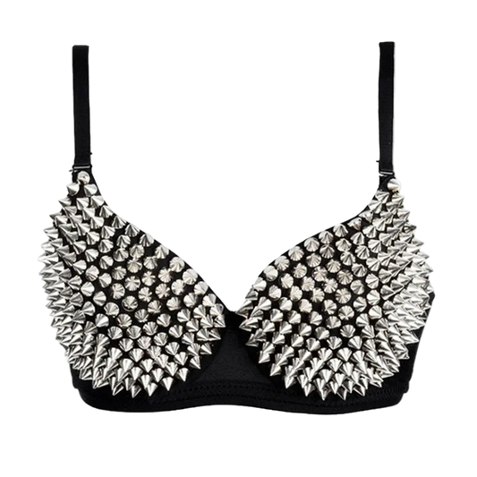 Rivet Punk Bralette