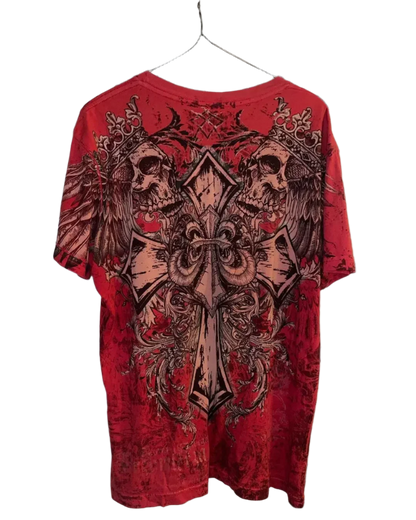 Affliction Style Long Sleeve with Y2k Design