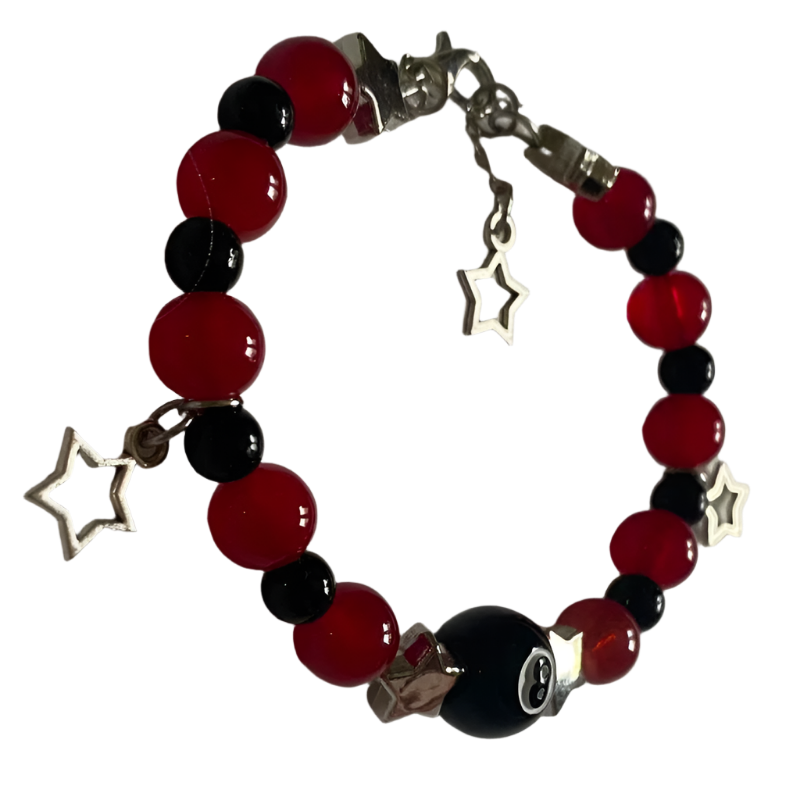 Handmade 8Ball Charm Braceletz