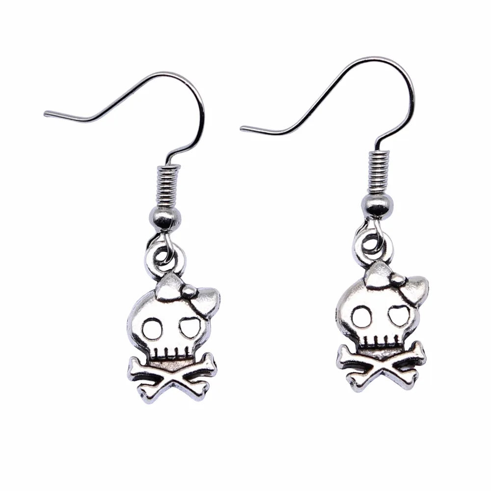 Skullz with Bowz Earringz