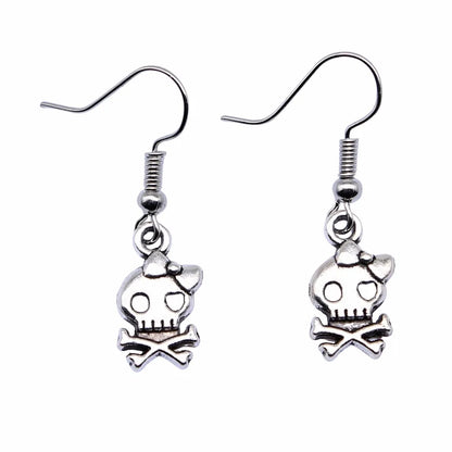 Skullz with Bowz Earringz