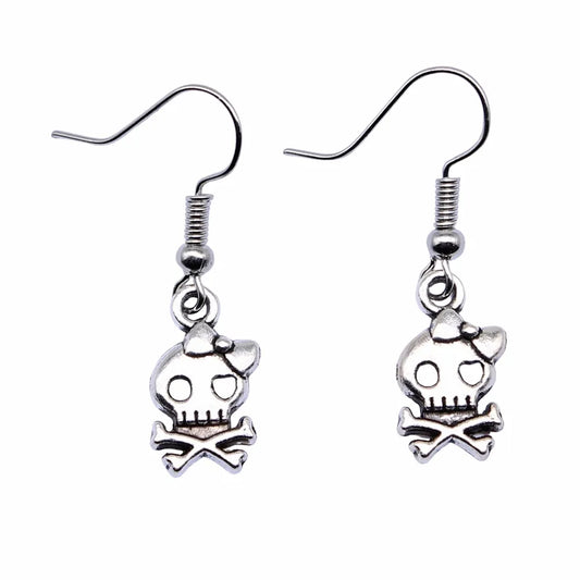 Skullz with Bowz Earringz