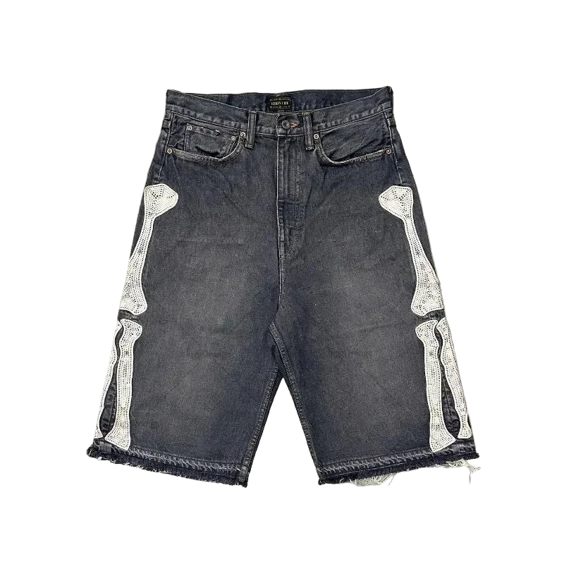 Skeleton Denim Shortz