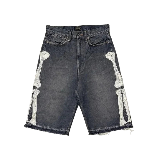 Skeleton Denim Shortz