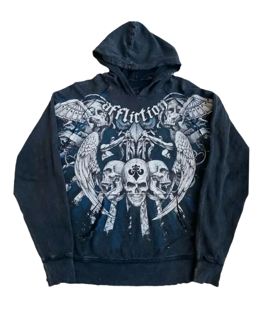 Afflicton Style Zip Up Hoodiez