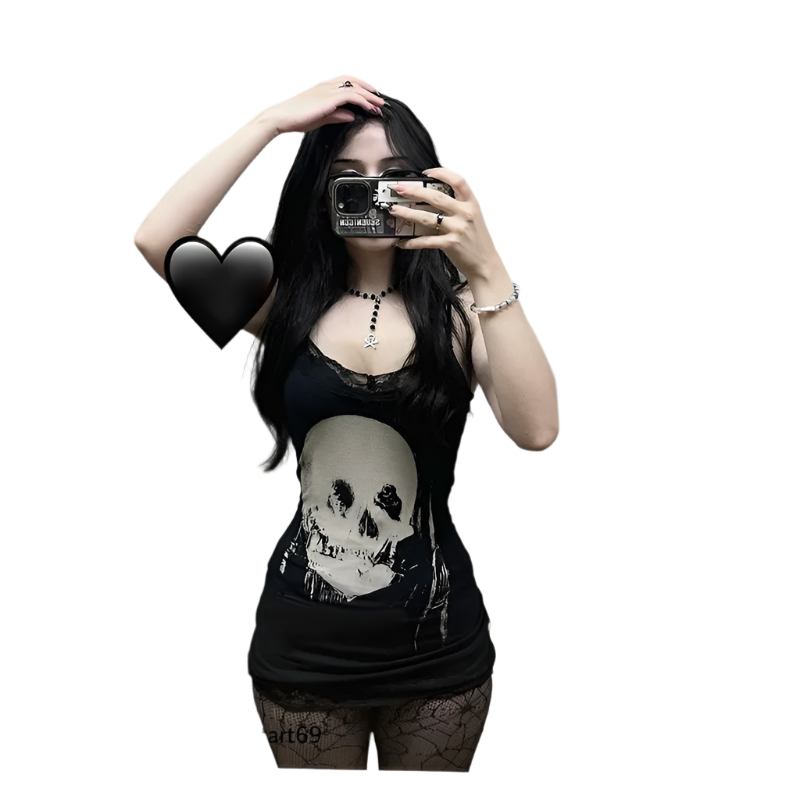 Skull Mini Dress