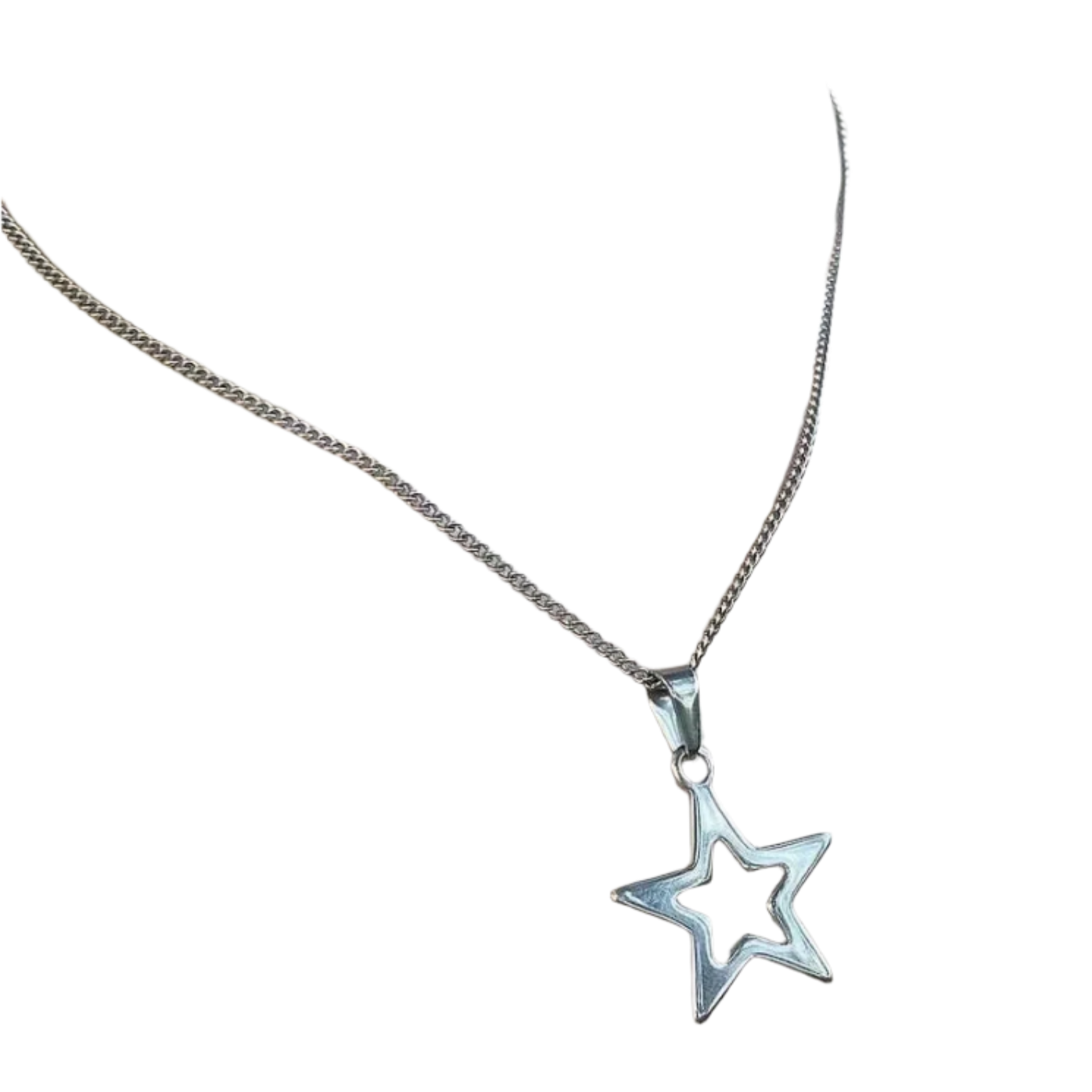 Silver Star Necklace