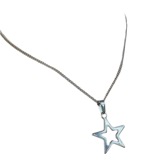 Silver Star Necklace