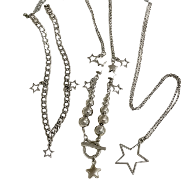 Star Neckalce (2pc) and Bracelet Set