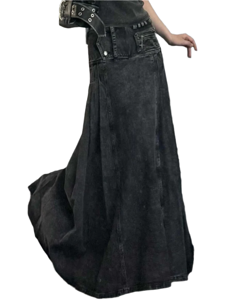 Maxi Denim Skirt