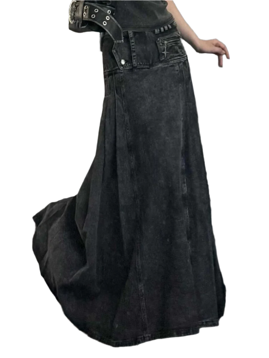 Maxi Denim Skirt