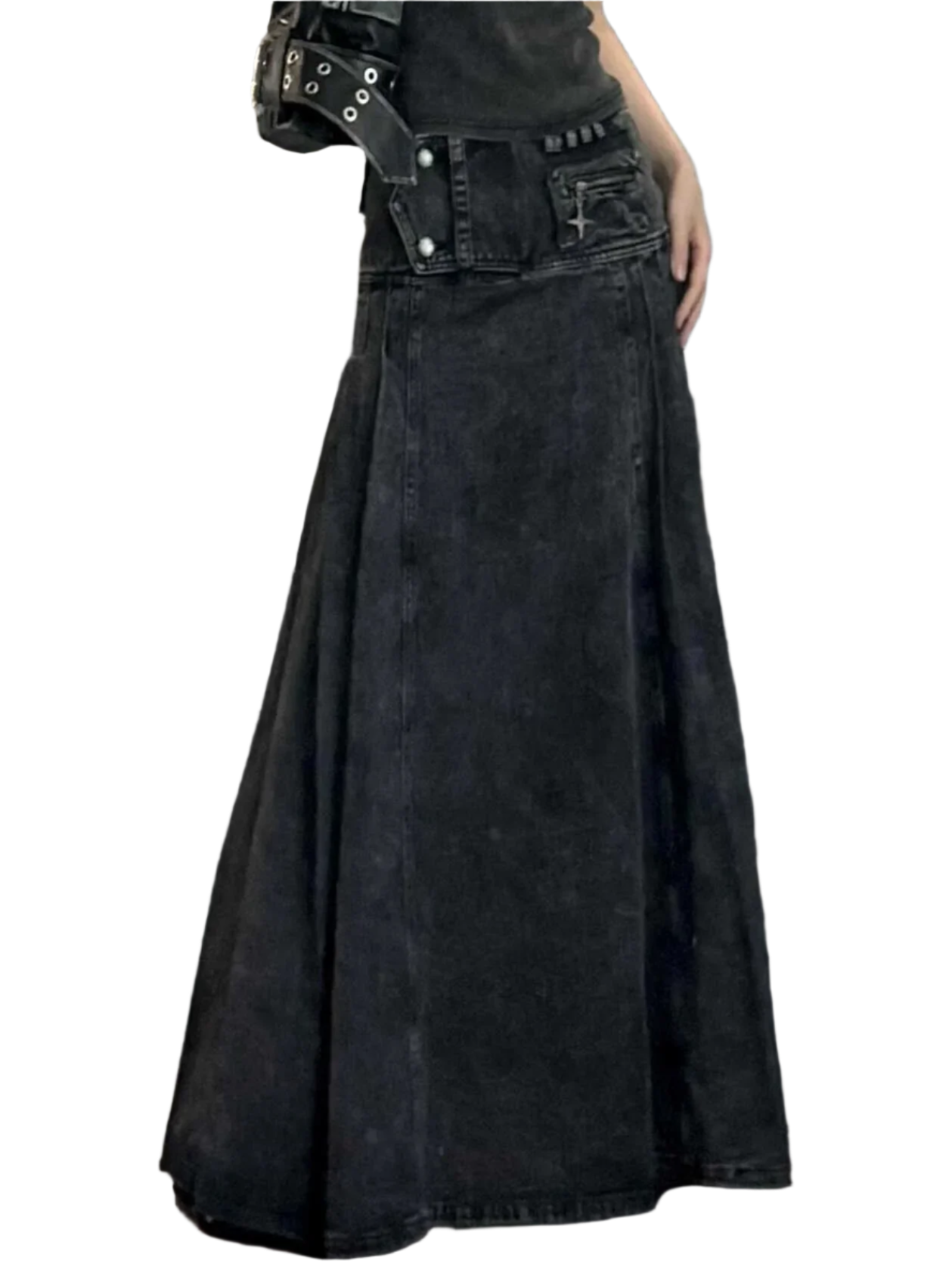 Maxi Denim Skirt