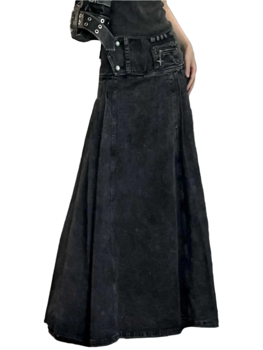Maxi Denim Skirt