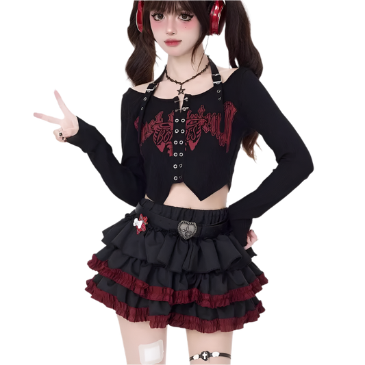 Mini Ruffled Tutu Skirt