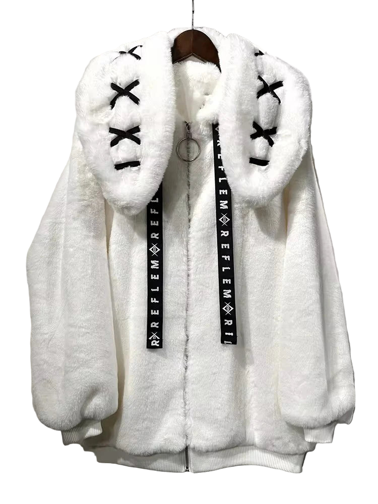 Kawaii Bunny Fleece Hoodie