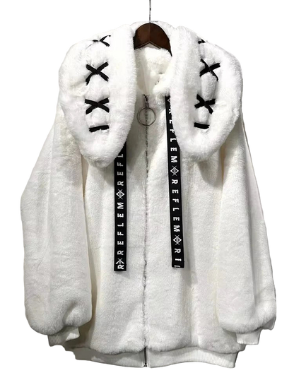 Kawaii Bunny Fleece Hoodie