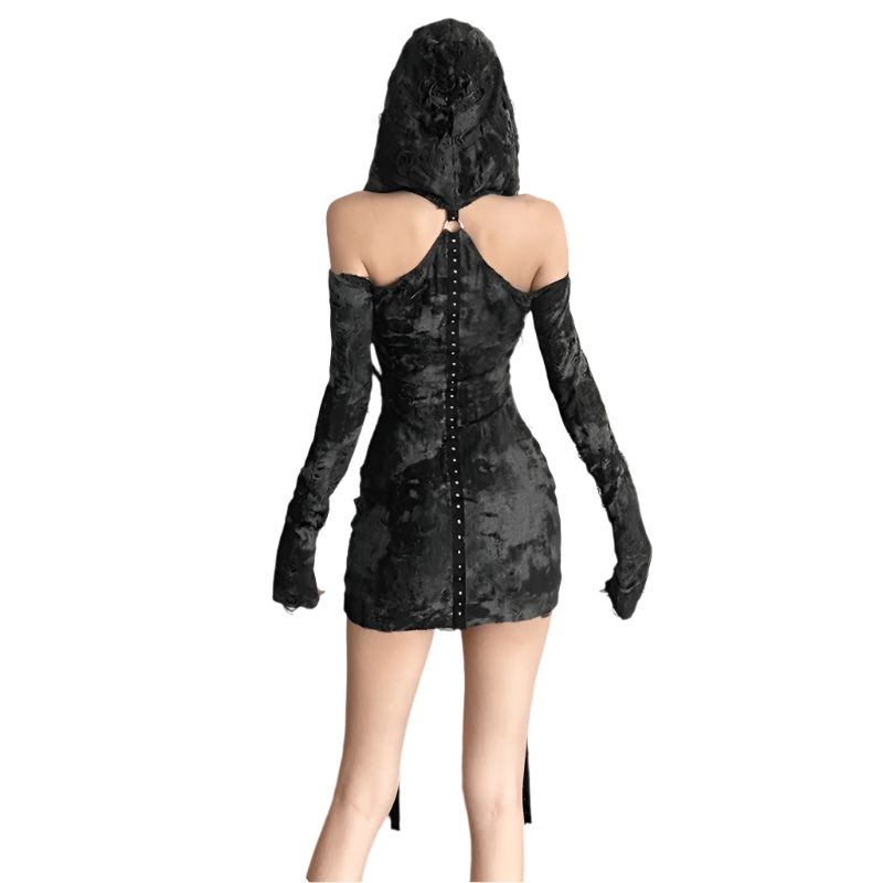 Hooded Mini Dress
