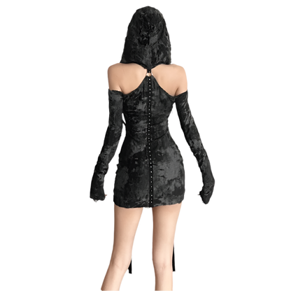 Hooded Mini Dress