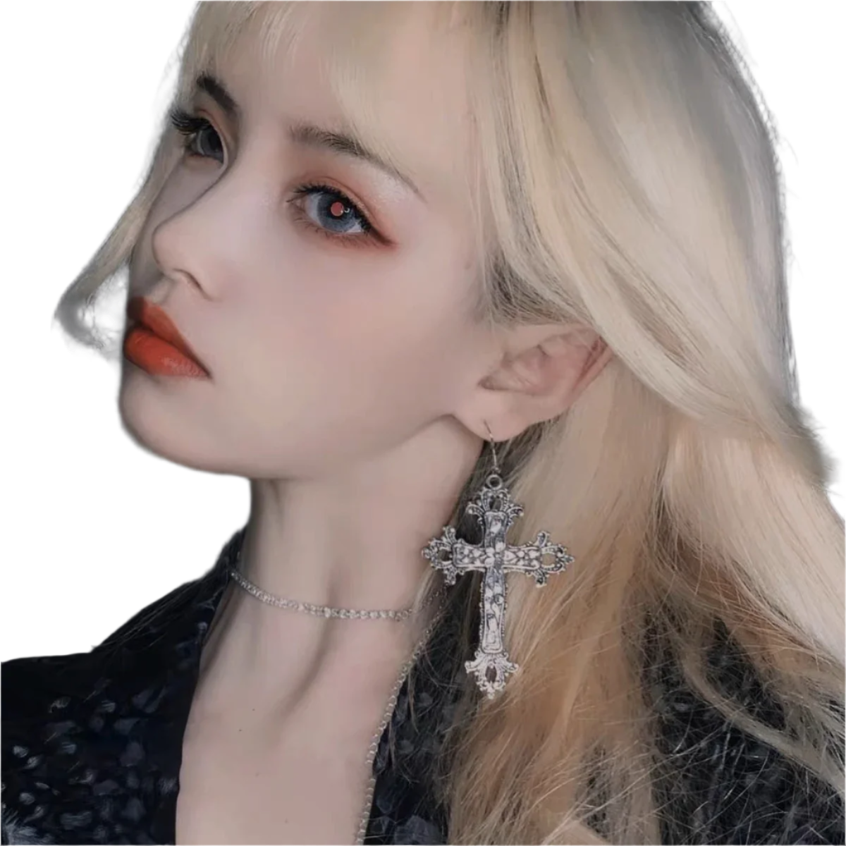 Large Cross Earringz