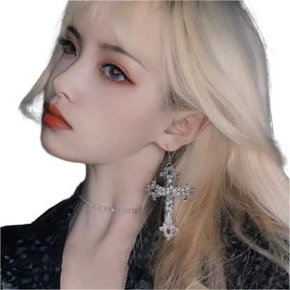 Large Cross Earringz