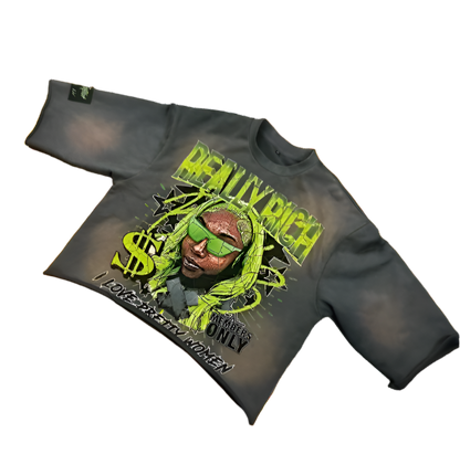 Affliction Style Long Sleeve with Y2k Design