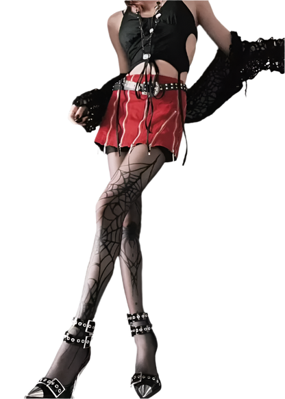Spider Web Fishnet Tightz