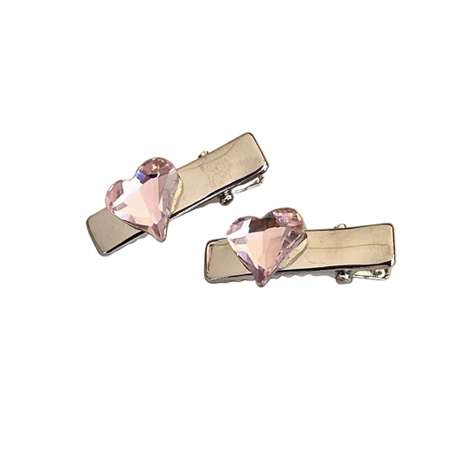 Multi Pink Gem Hair Clipz