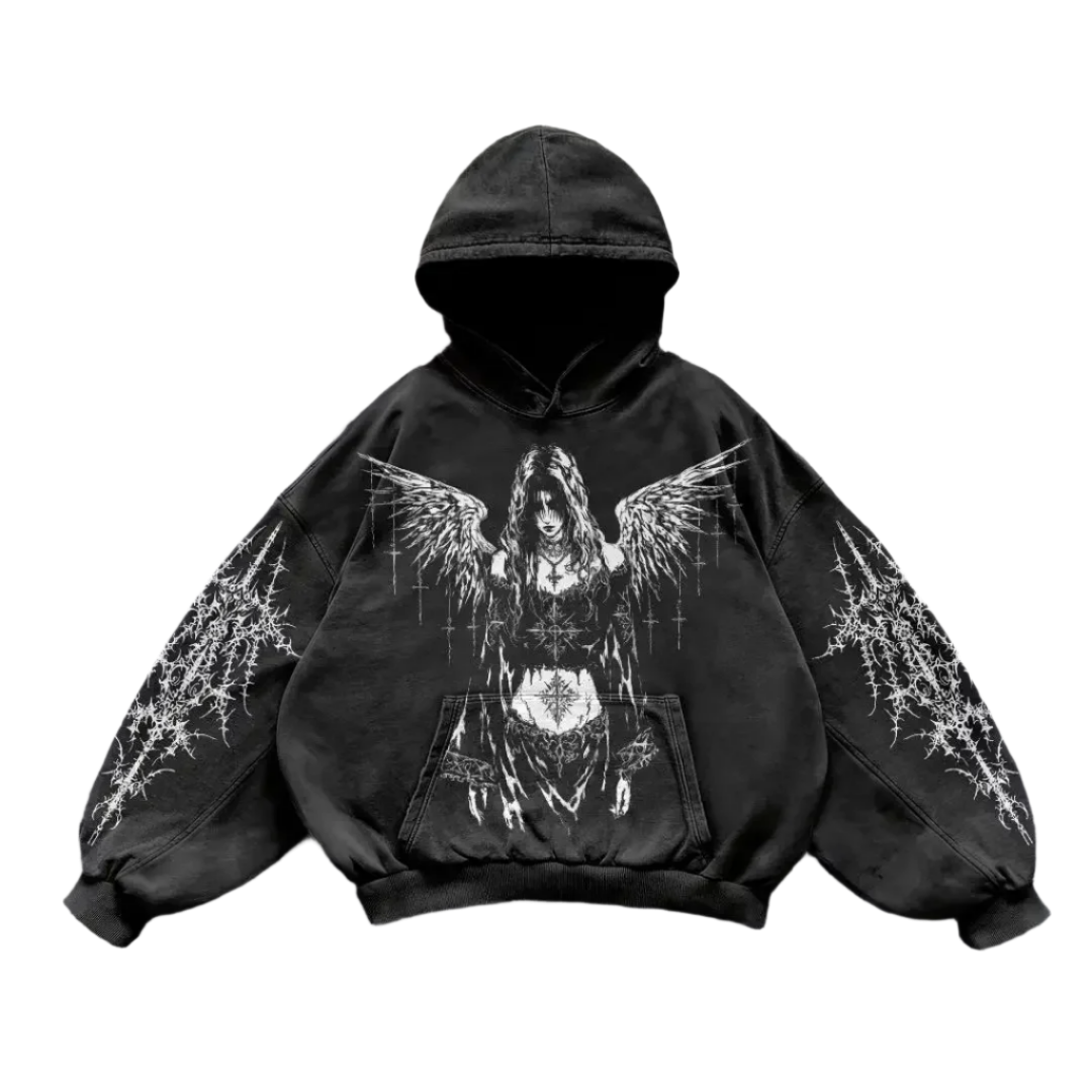 Afflicton Style Zip Up Hoodiez