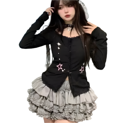 Ruffle Mini Skirt