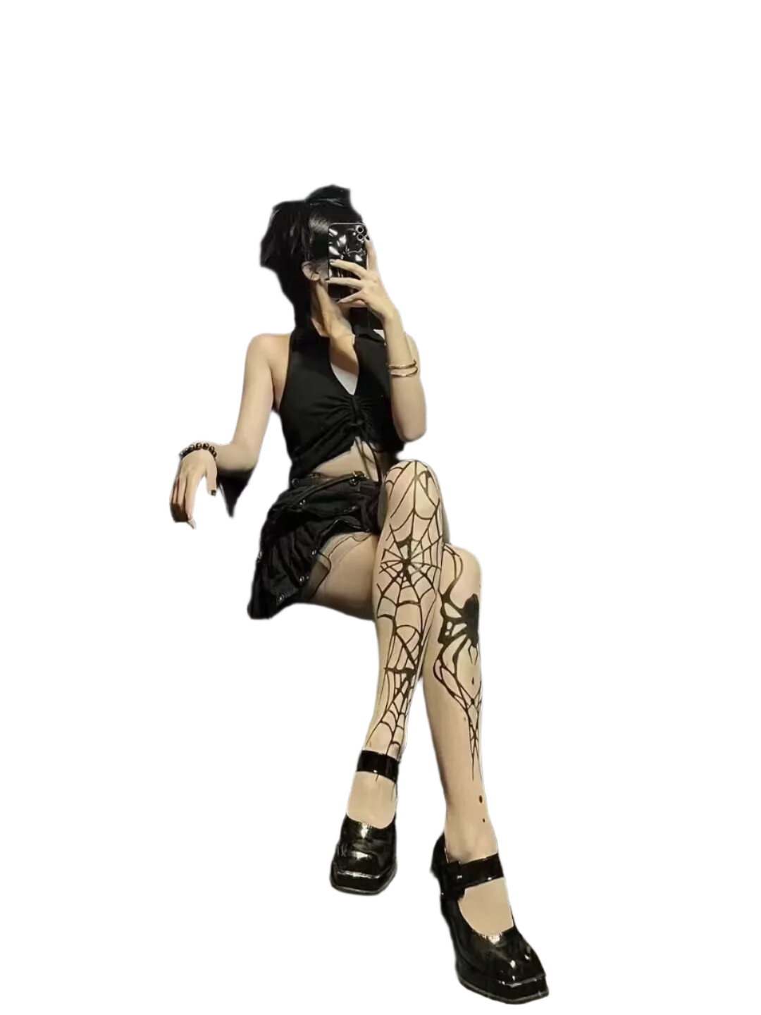Spider Web Fishnet Tightz