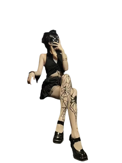 Spider Web Fishnet Tightz