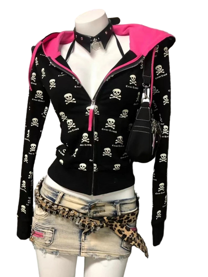 Skull Slim Fit Hoodiez