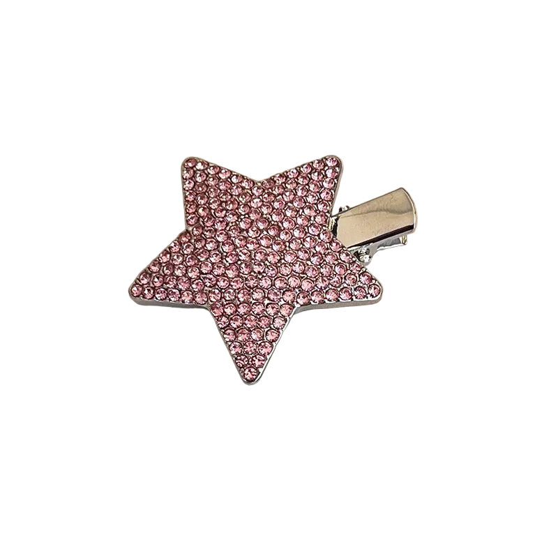 Multi Pink Gem Hair Clipz