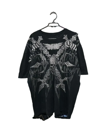Affliction Style Long Sleeve with Y2k Design